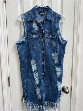 Thrill Blue Denim Top/Dress